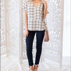 In The Grid Blouse